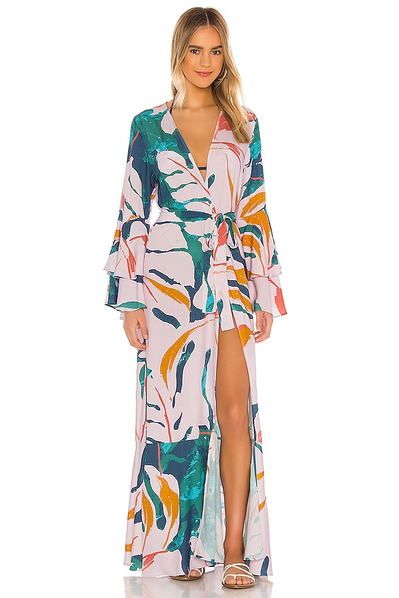 view 1 of 4 Performaajic Kimono in Blue