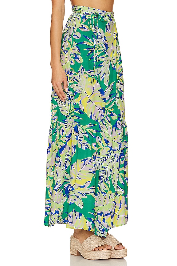 view 2 of 4 FALDA ENVOLVENTE AUTUMN in Green