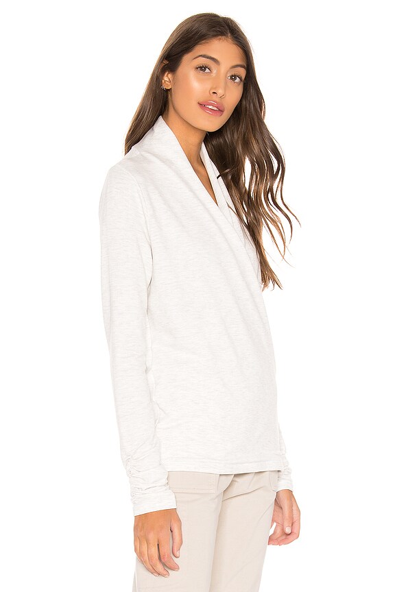 view 2 of 4 ТОП LONG SLEEVE in It's a Wrap Blanc