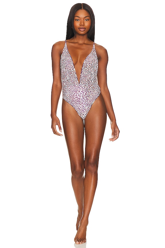 view 2 of 4 MAILLOT DE BAIN 1 PIÈCE SCARLETT in Purple