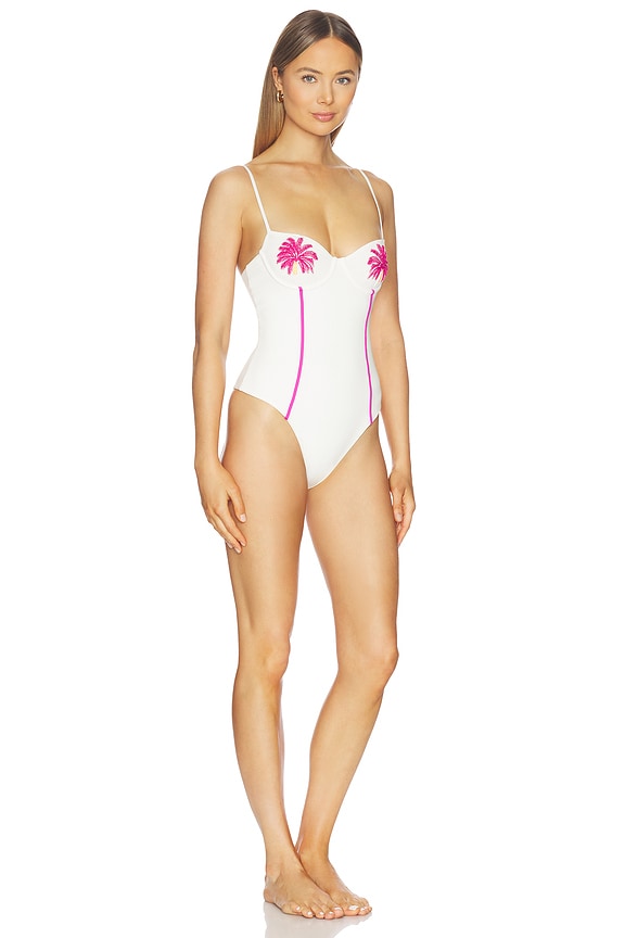 view 2 of 4 MAILLOT DE BAIN 1 PIÈCE CAMELIA in Tropical Haven