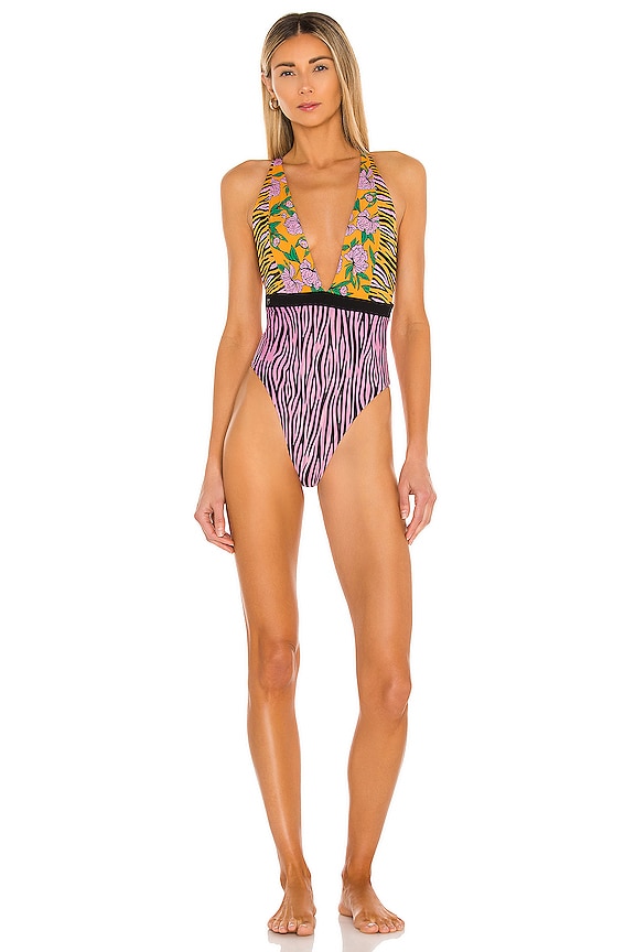 view 1 of 4 BAÑADOR FIERCE FLOW RAINBOW in Pink