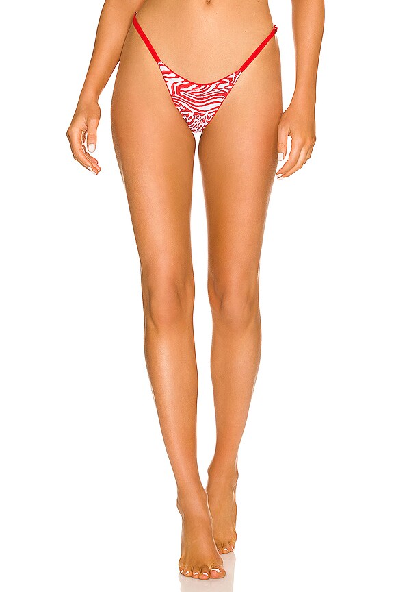 view 2 of 5 BRAGUITA BIKINI FLASH in Red Camellia