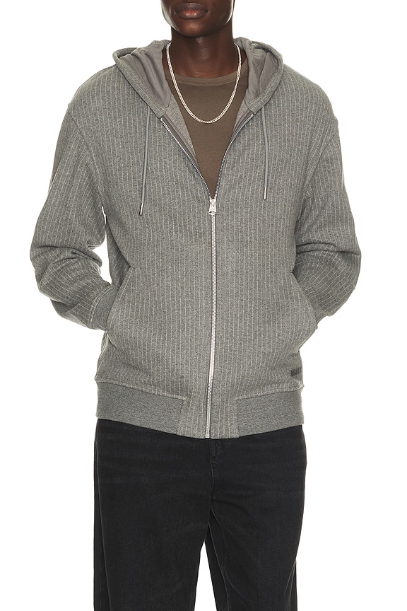 view 1 of 5 SUDADERA LEDGER in Light Grey Mix & Cream