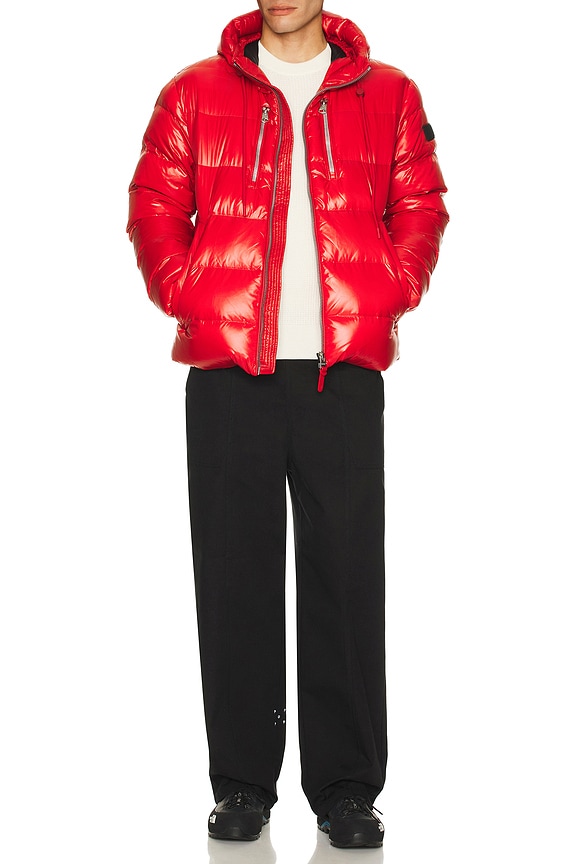 view 2 of 6 Victor Puffer Jacket in Dark Red