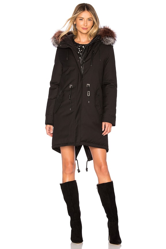 view 2 of 4 BLOUSON RENA in Black & Pink