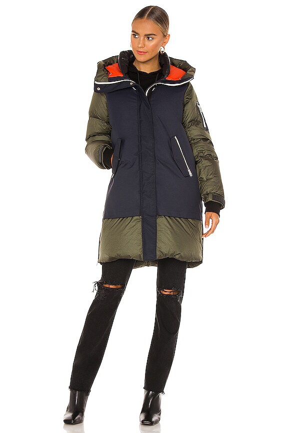 view 2 of 5 Inari Puffer Jacket in Navy & Army