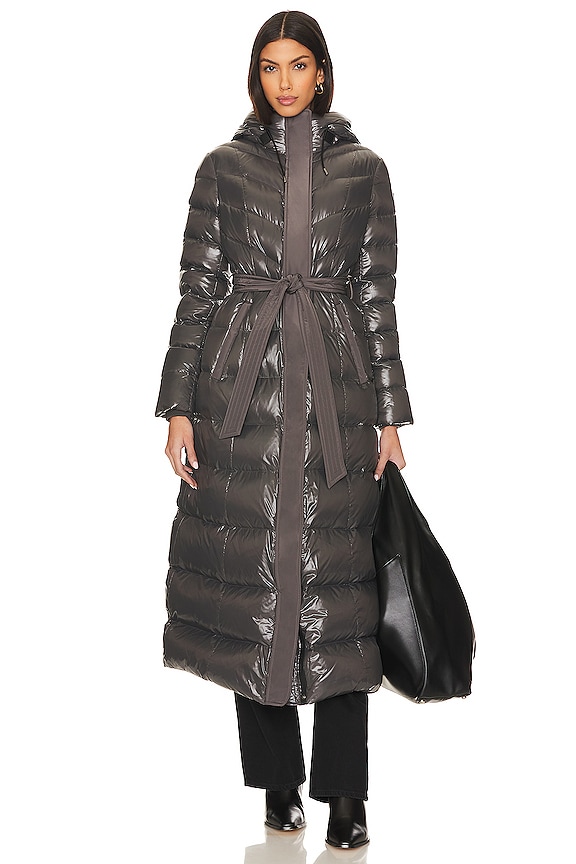 view 2 of 5 MANTEAU CALINA in Carbon