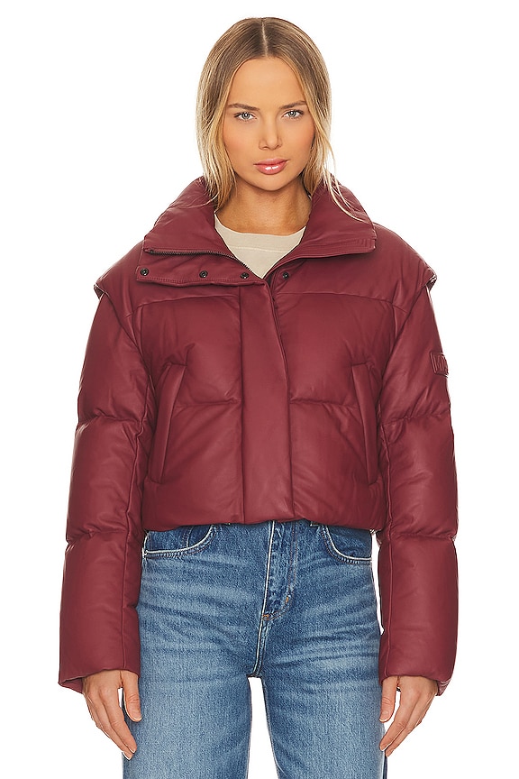 view 2 of 6 Bailey Coat in Garnet