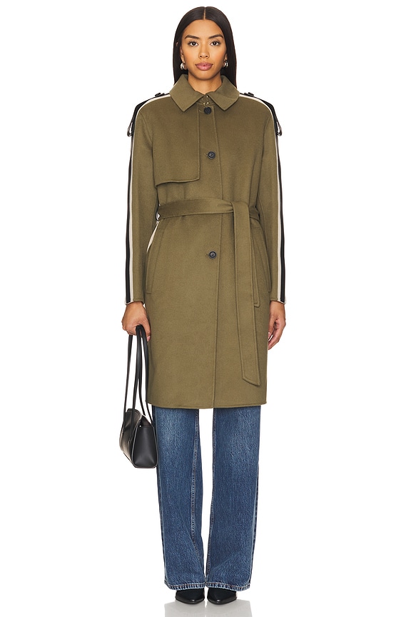 view 2 of 4 Aliza Trench in Light Military
