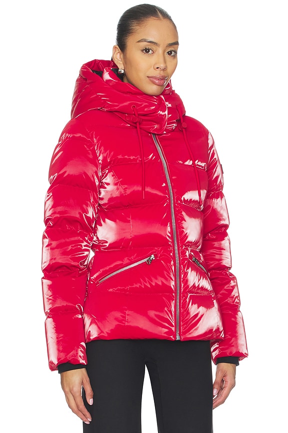 view 2 of 6 MANTEAU MADALYN in Dark Red