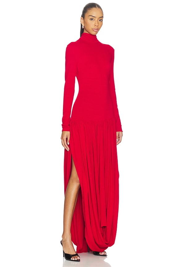 view 2 of 4 Long Sleeve Dress in Red