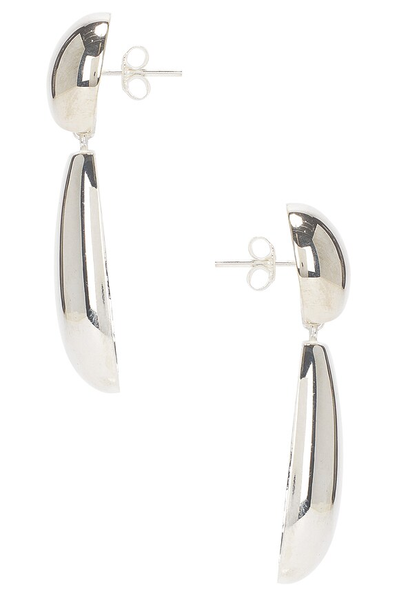 view 2 of 3 Drop Earrings in Silver