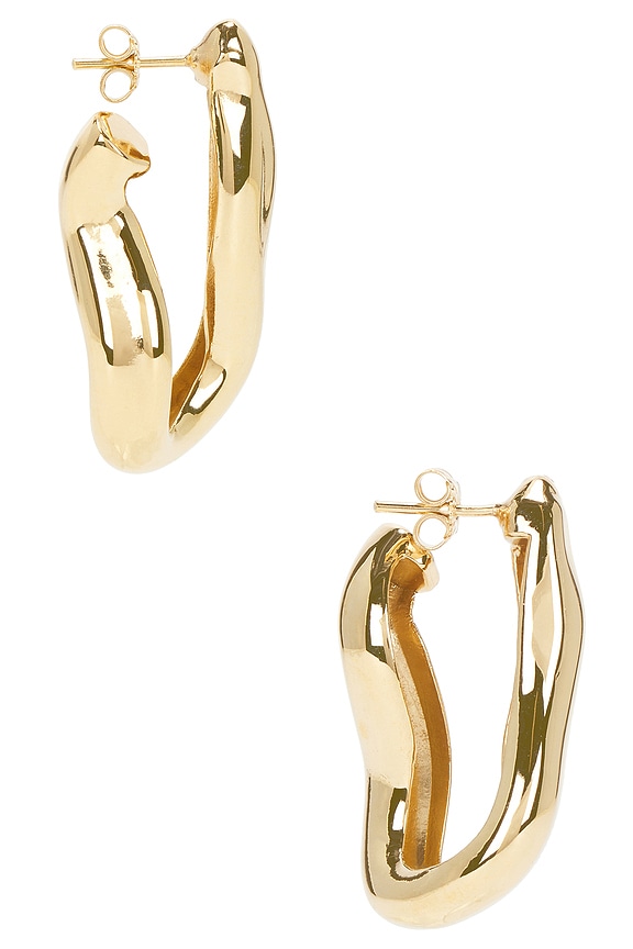 view 2 of 4 PENDIENTES in Gold