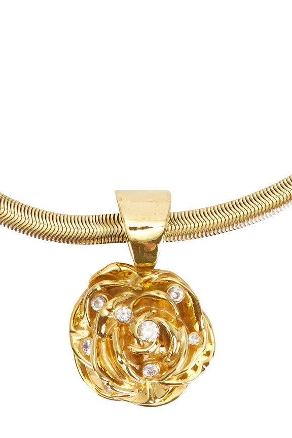 view 2 of 3 Rose Necklace in Gold