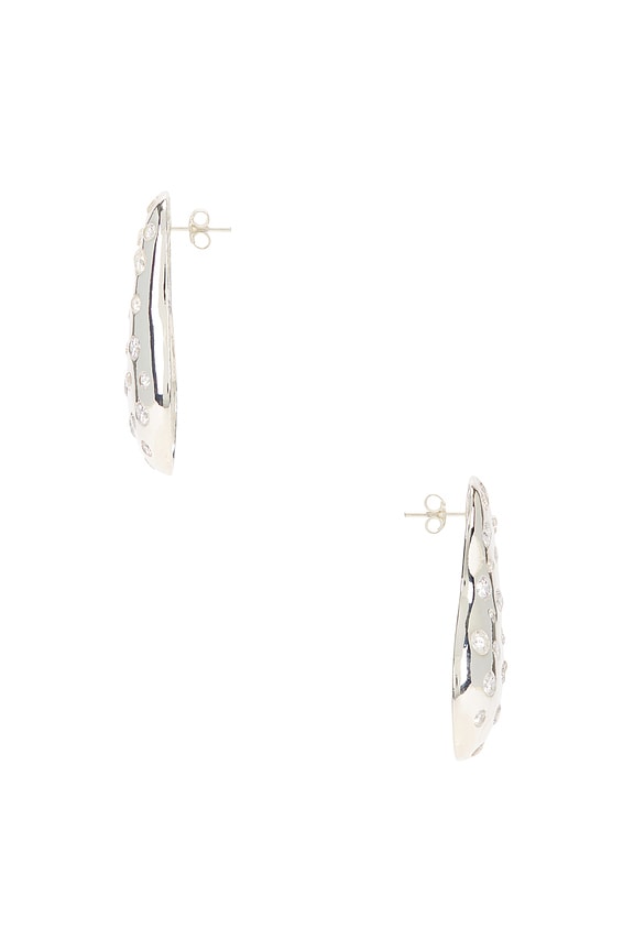 view 2 of 2 Hourglass Earring in Silver