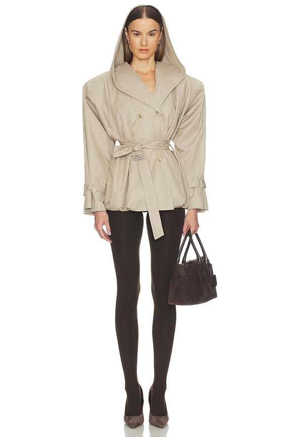 view 2 of 4 Belted Trench Jacket in Beige