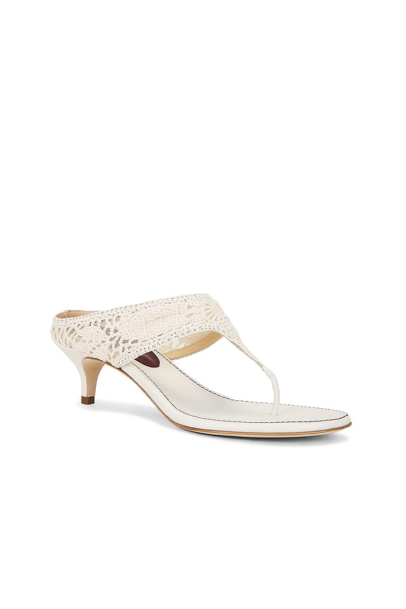 view 2 of 5 Thing Crochet Heel in Cream