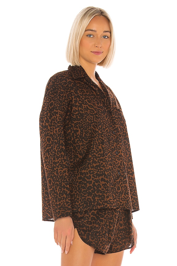 view 2 of 4 HENDRICKS パジャマトップ in Cheetah Print