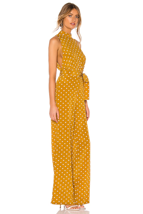 view 2 of 3 Fili Jumpsuit in Yellow Dot