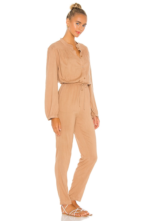 view 2 of 3 The Ava Jumpsuit in Brown