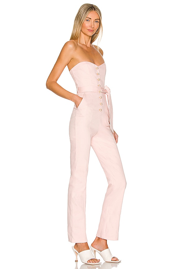 view 2 of 3 Rashida Jumpsuit in Peachy Pink