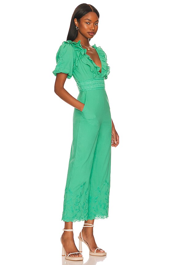 view 2 of 3 Lala Jumpsuit in Spring Green