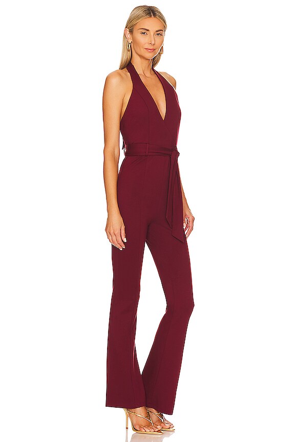 view 2 of 3 Luna Jumpsuit in Mahogany Brown