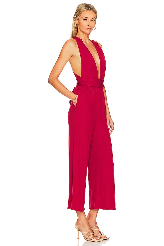 view 2 of 3 Cody Jumpsuit in Red