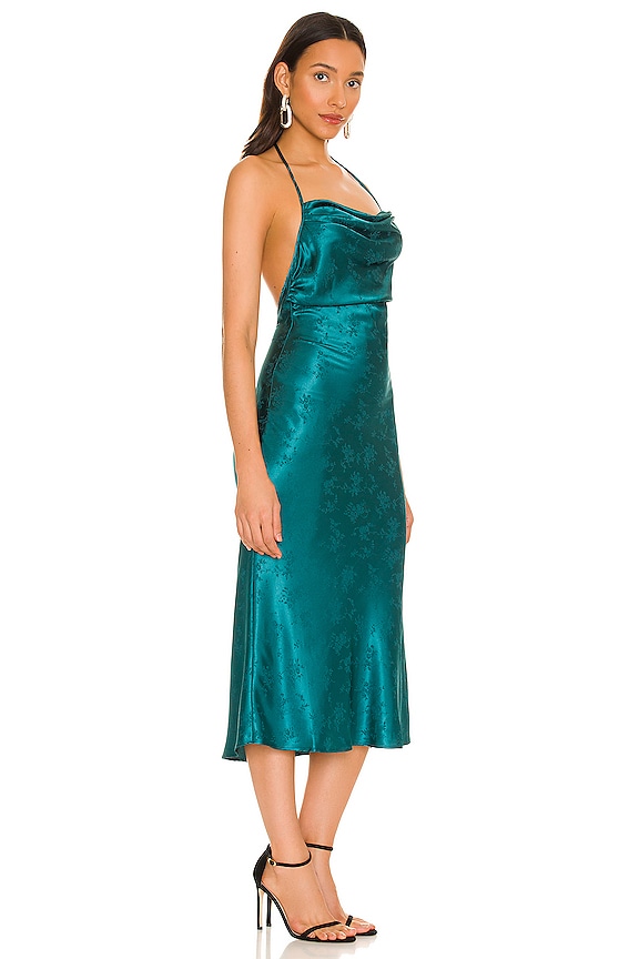 view 2 of 4 Mermaid Midi Dress in Deep Teal