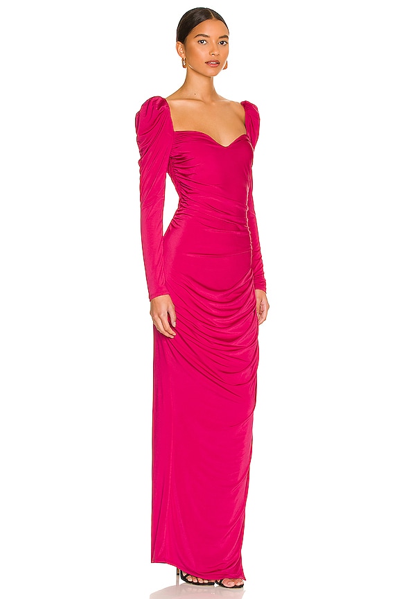 view 2 of 3 VESTIDO SWEETHEART in Berry Red