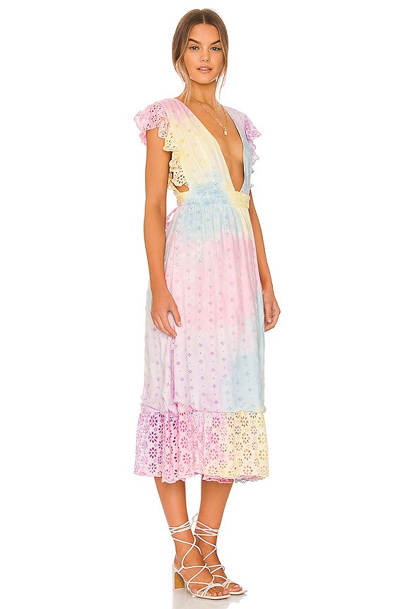 view 2 of 3 MISTWOOD ドレス in Pastel Multi Tie Dye