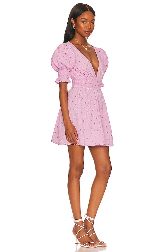 view 2 of 3 MINIVESTIDO ANGELINA in Ditsy Pink