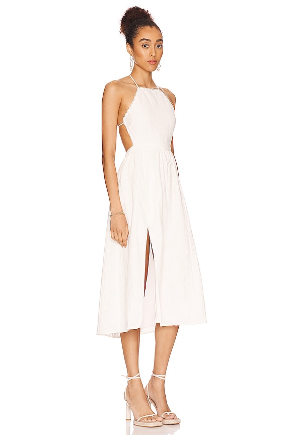view 2 of 3 Alina Midi Dress in White