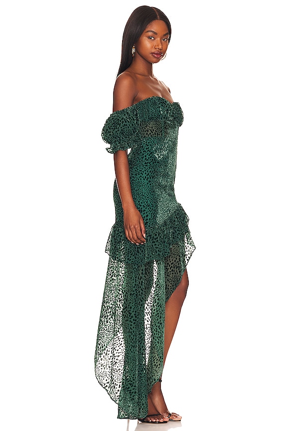 view 2 of 3 Kayleigh Gown in Deep Teal