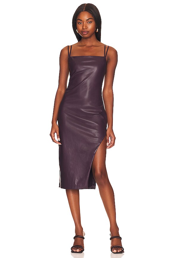 view 1 of 3 ISSA ドレス in Deep Plum