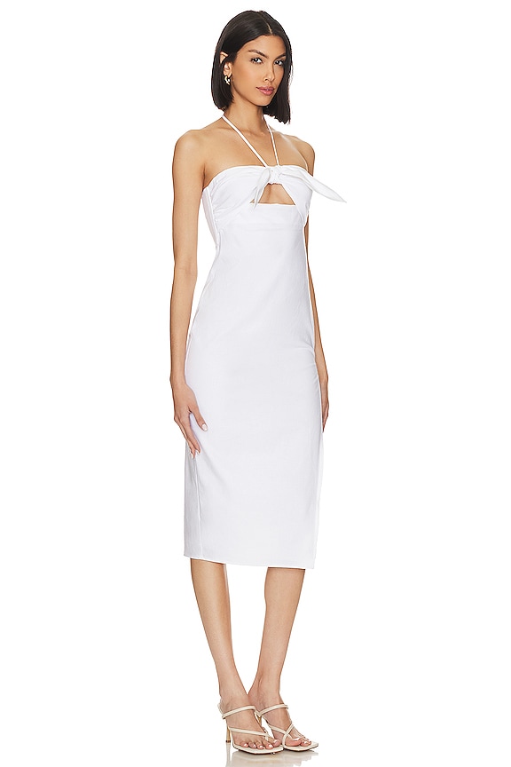 view 2 of 3 x Jetset Christina Olive Midi Dress in White