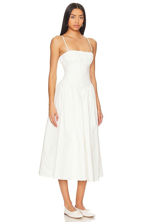 view 2 of 3 Austin Midi Dress in Soft White