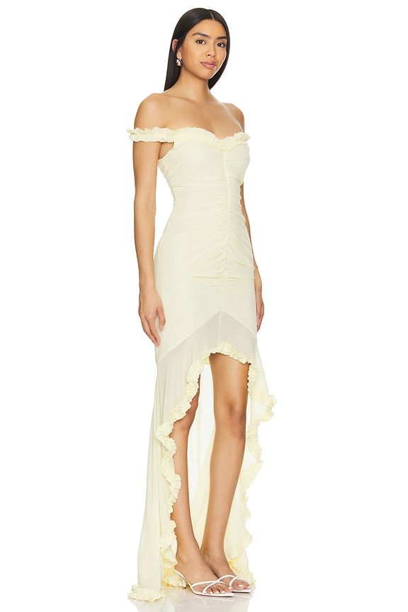 view 2 of 3 Chandra Gown in Butter Yellow