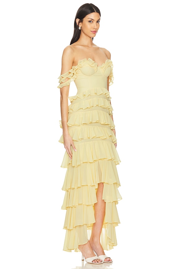 view 2 of 3 Avalee Gown in Baby Yellow