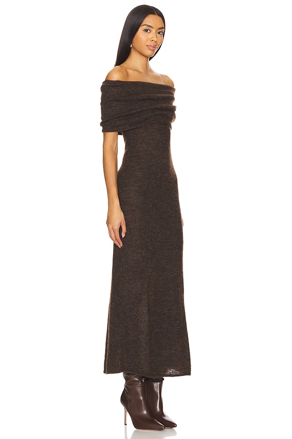 view 2 of 3 Avalee Maxi Dress in Chocolate Brown