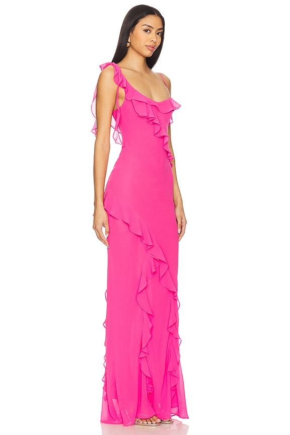 view 2 of 4 VESTIDO LARGO TEAGAN in Pink