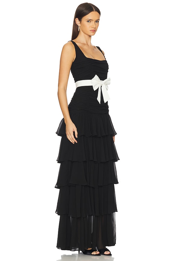 view 2 of 3 Flora Gown in Black