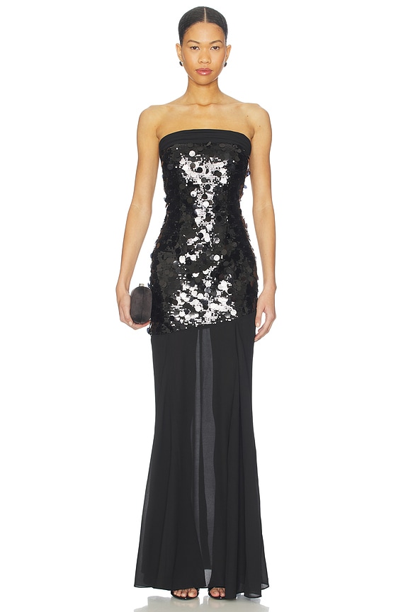 view 2 of 5 Mills Gown in Black