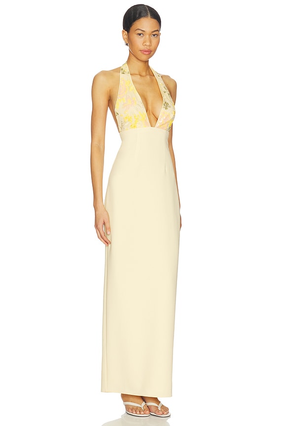 view 2 of 4 Maizie Gown in Yellow Multi