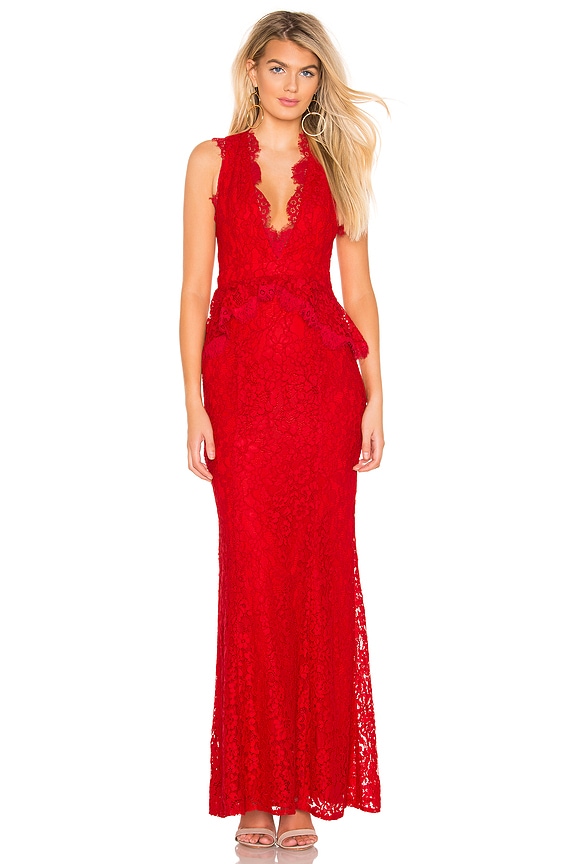 view 2 of 4 ELIZABETH 가운 in Red