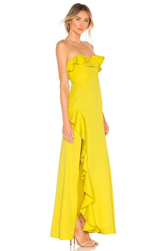 view 2 of 3 Redfield Gown in Yellow