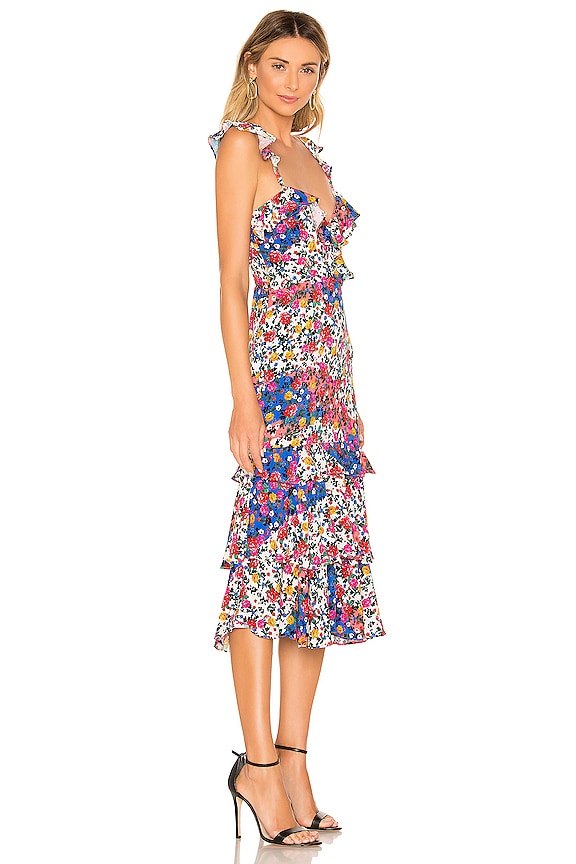 view 2 of 3 NOLITA 미디 원피스 in Patchwork Multi