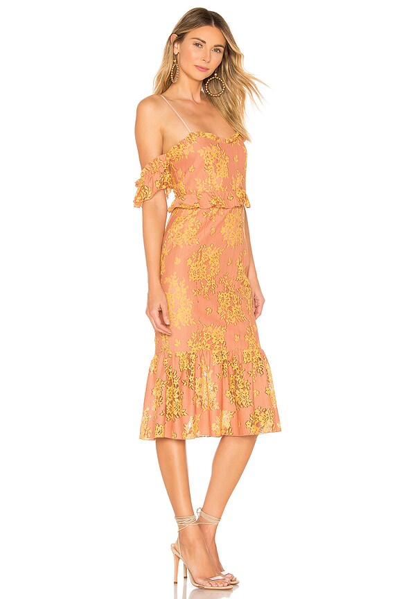 view 2 of 3 Sashie Midi Dress in Golden Blush