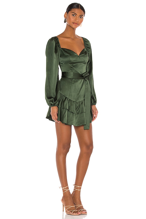view 2 of 3 Etta Mini Dress in Autumn Green